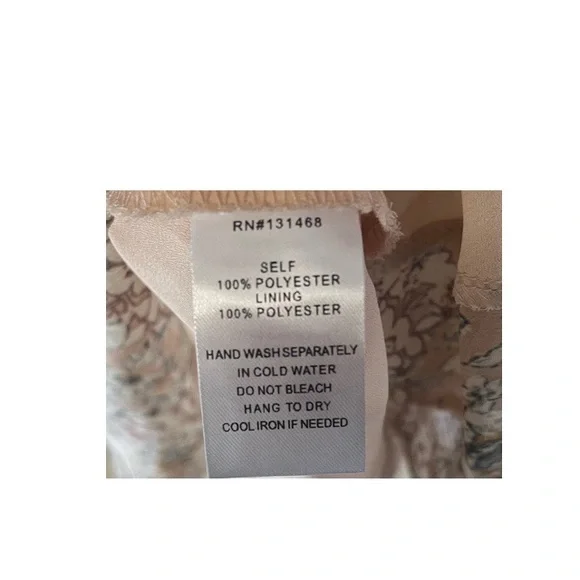 Fate Floral Ruffled Long‎ Sleeve Mini Dress NWT - Picture 4 of 4